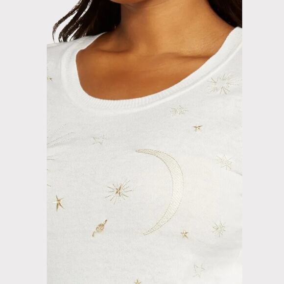 Chaser NWT Plus Size 2X White Astrology Sweater - Picture 11 of 12